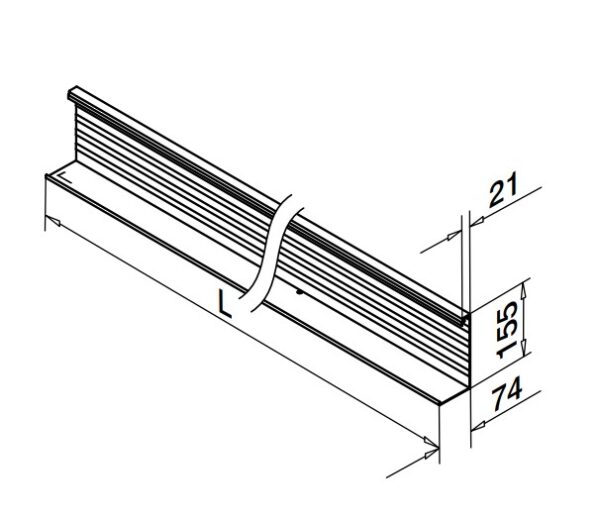 Easy Glass Prime fascia mount external cladding - Image 2
