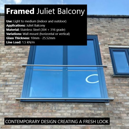 Framed Juliet Balcony